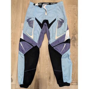Thor MX Phase Motocross Pants Women’s 7/8 Medium Blue ATV Dirt Bike Riding Gear